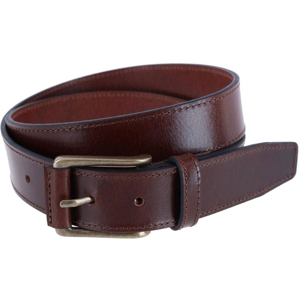 Trafalgar Men's Wyatt 35mm Genuine Leather Casual Jean‎ Belt 44